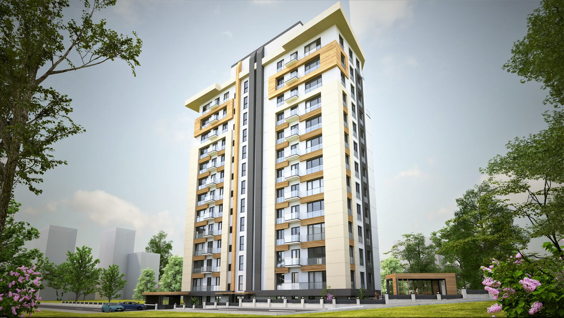 Nur-u Hayat Çekmece — Küçükçekmece Sefaköy satılık 2+1 ve 1+1 daireler, dış cephe görseli